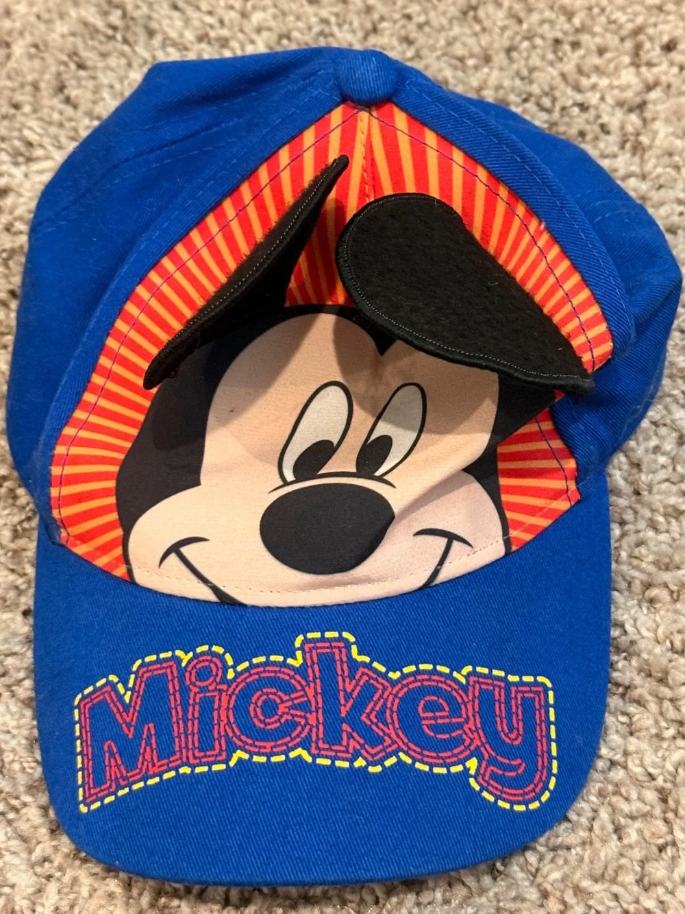Disney‎ Red and Blue Toddler Baseball Hat